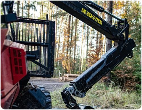 Komatsu Harvester Detail